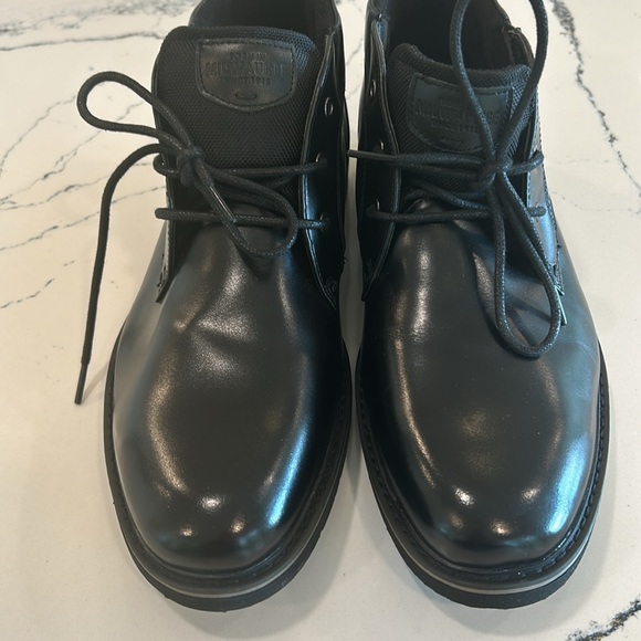 Nunn Bush Men’s New Black Leather Waterproof Boot w Memory Foam Insert 10 1/2 - Picture 2 of 10